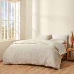 Σετ Σεντόνια με Λάστιχο Cannon Cotton Fresh Solid 100X200+33 Pelican